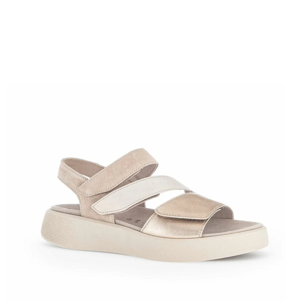 Gabor Wedge sandal beige סנדלי גאבור לנשים