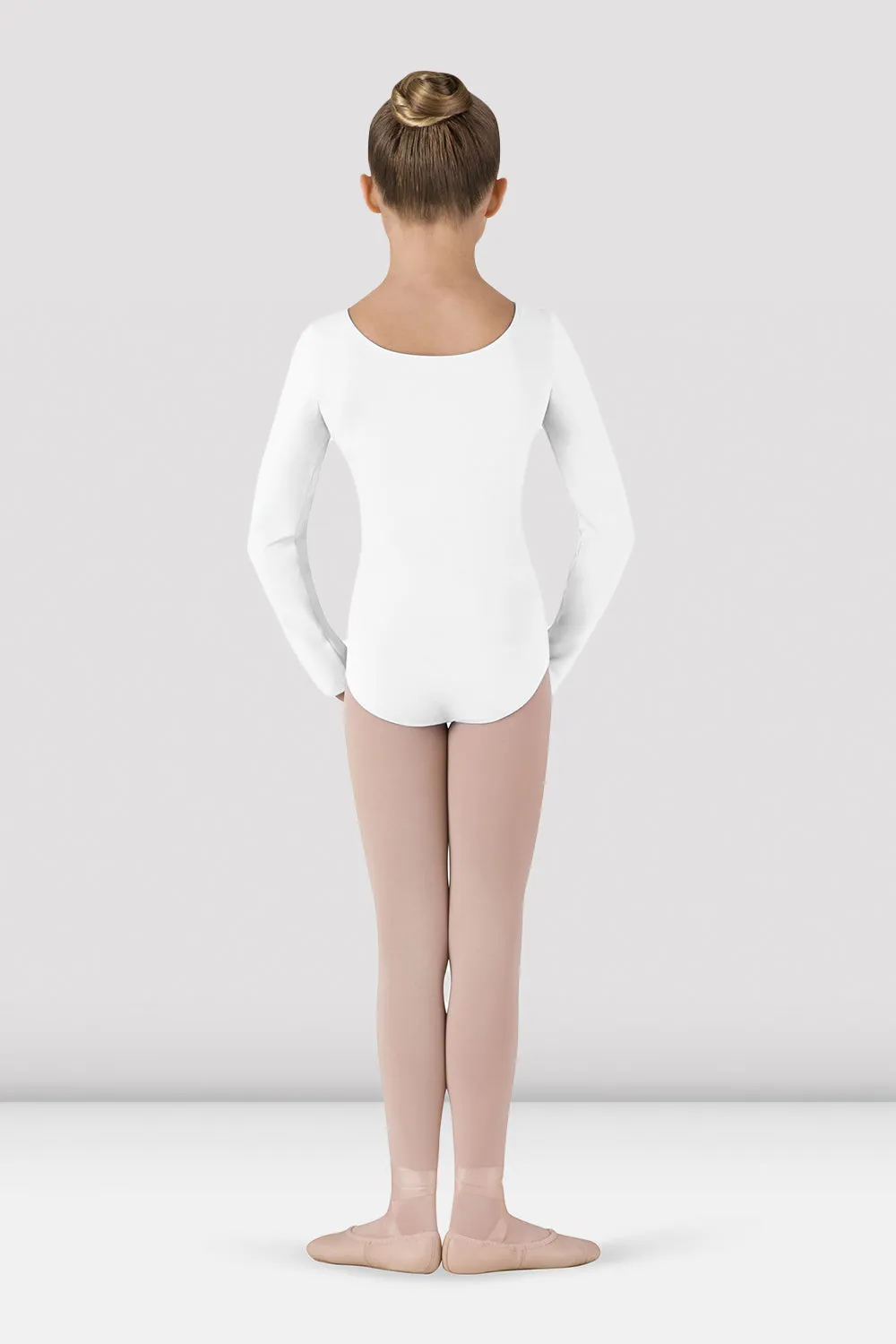 Girls Basic Long Sleeve Leotard