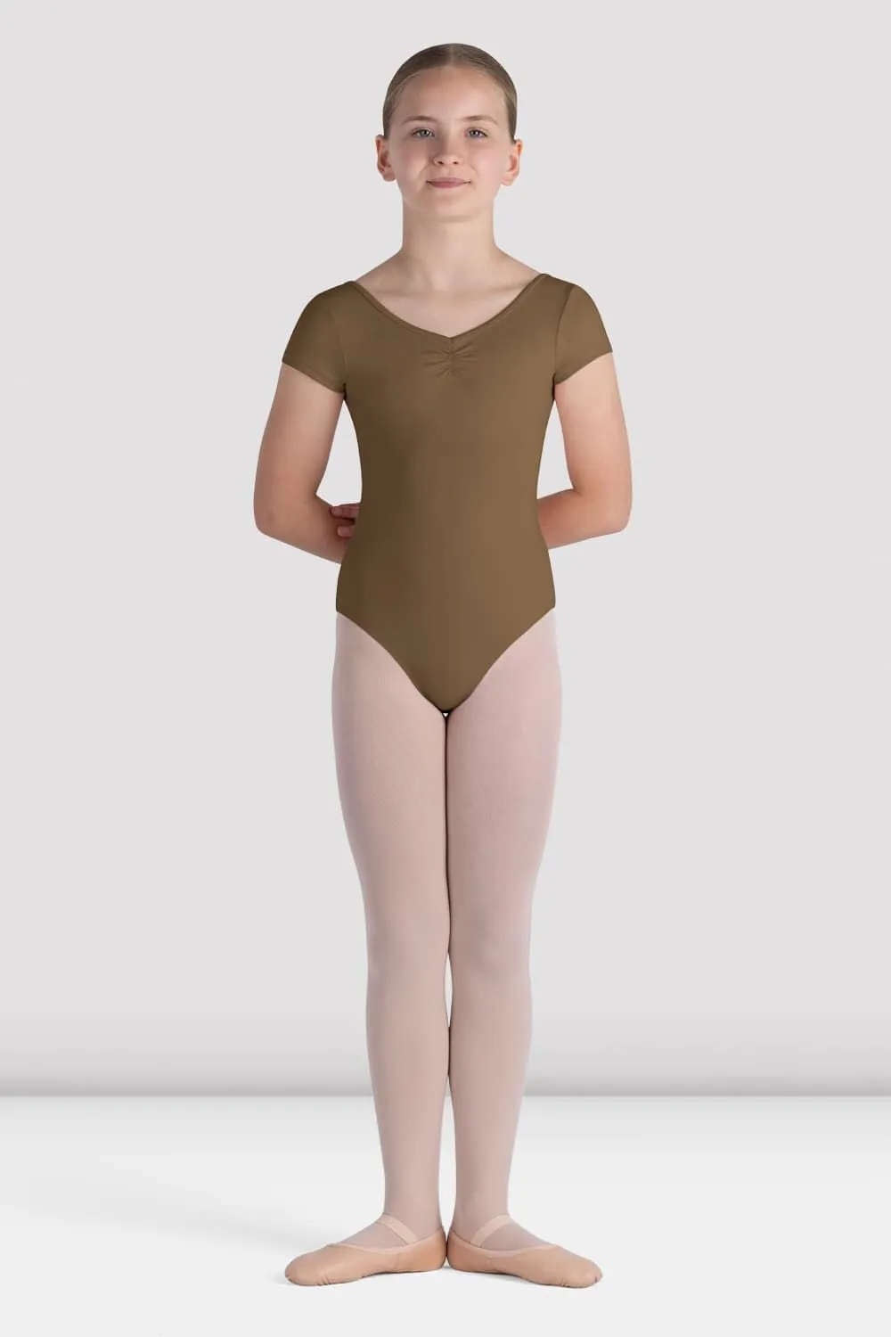 Girls Piper Cap Sleeve Leotard