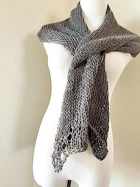 Grey Ghost shawl pattern