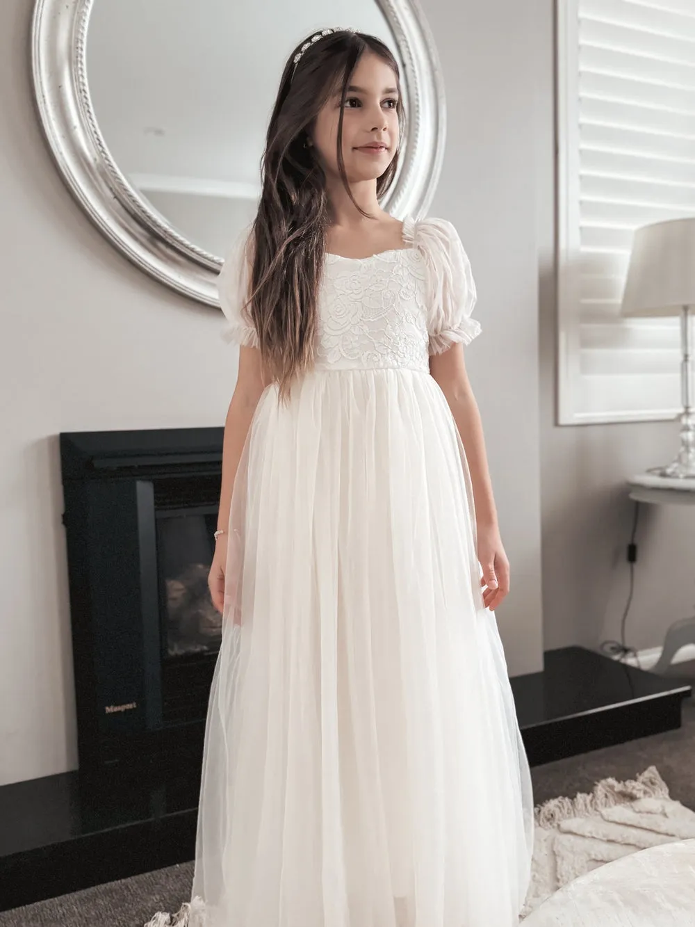 Harper Ivory Tulle Dress