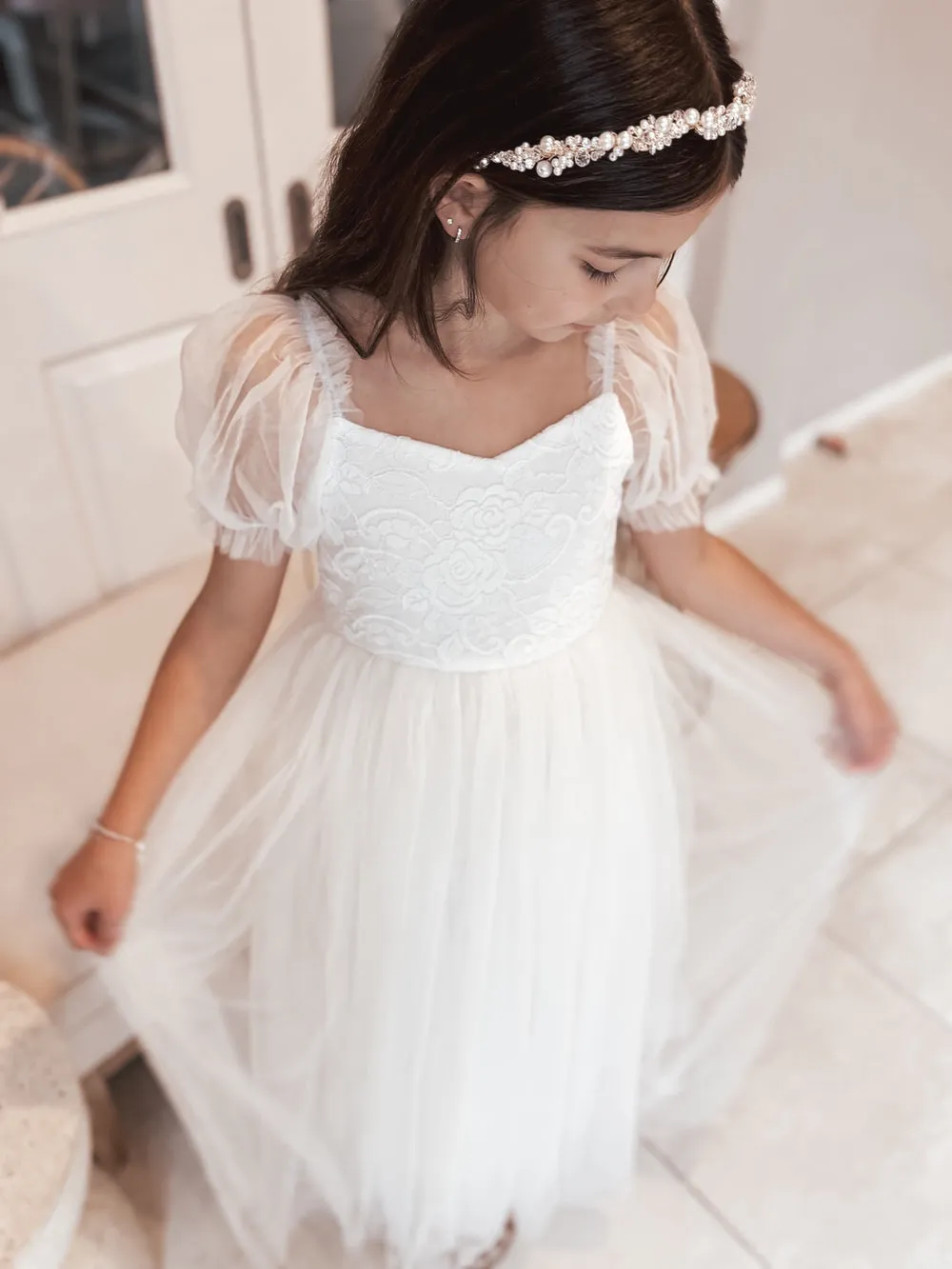 Harper Ivory Tulle Dress