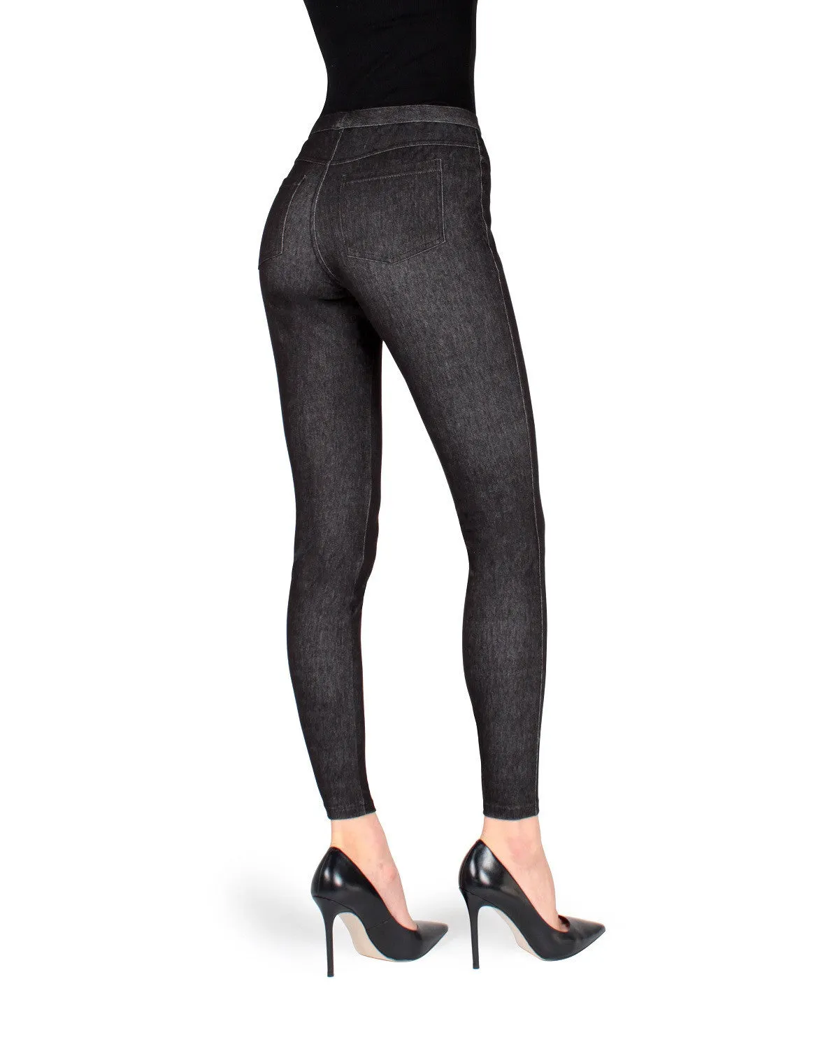 High-Waisted Skinny Jean Leggings