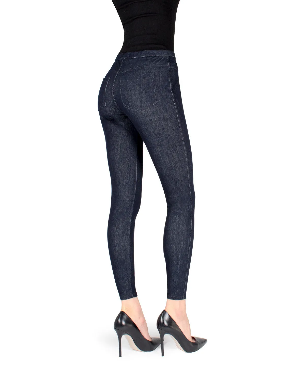 High-Waisted Skinny Jean Leggings