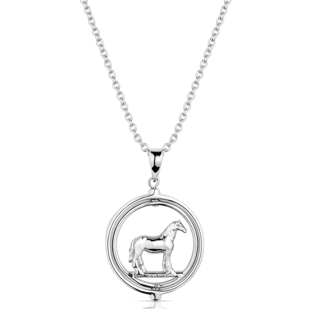 Horses of the World Necklace- Montana Silversmiths