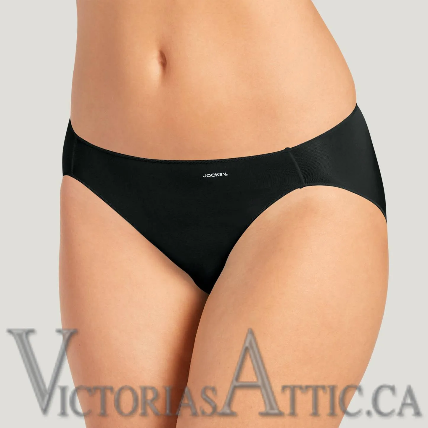 Jockey No Panty Line Promise Tactel Hi Cut Black