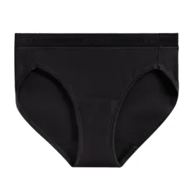 Jockey Worry Free Microfiber Period Bikini Black