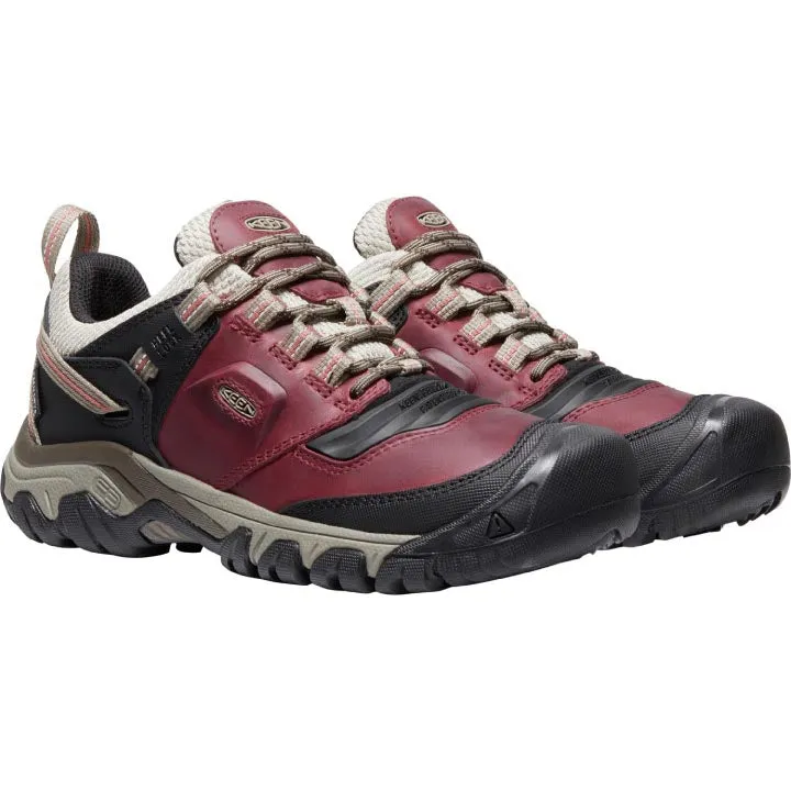 Keen Ridge Flex WP Hiking Shoe - Rhubarb / Brindle