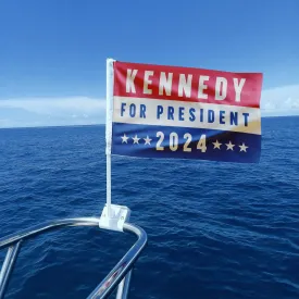 Kennedy for President Boat Flag Kit | Double-Sided 18"x12" | LIMITED EDITION