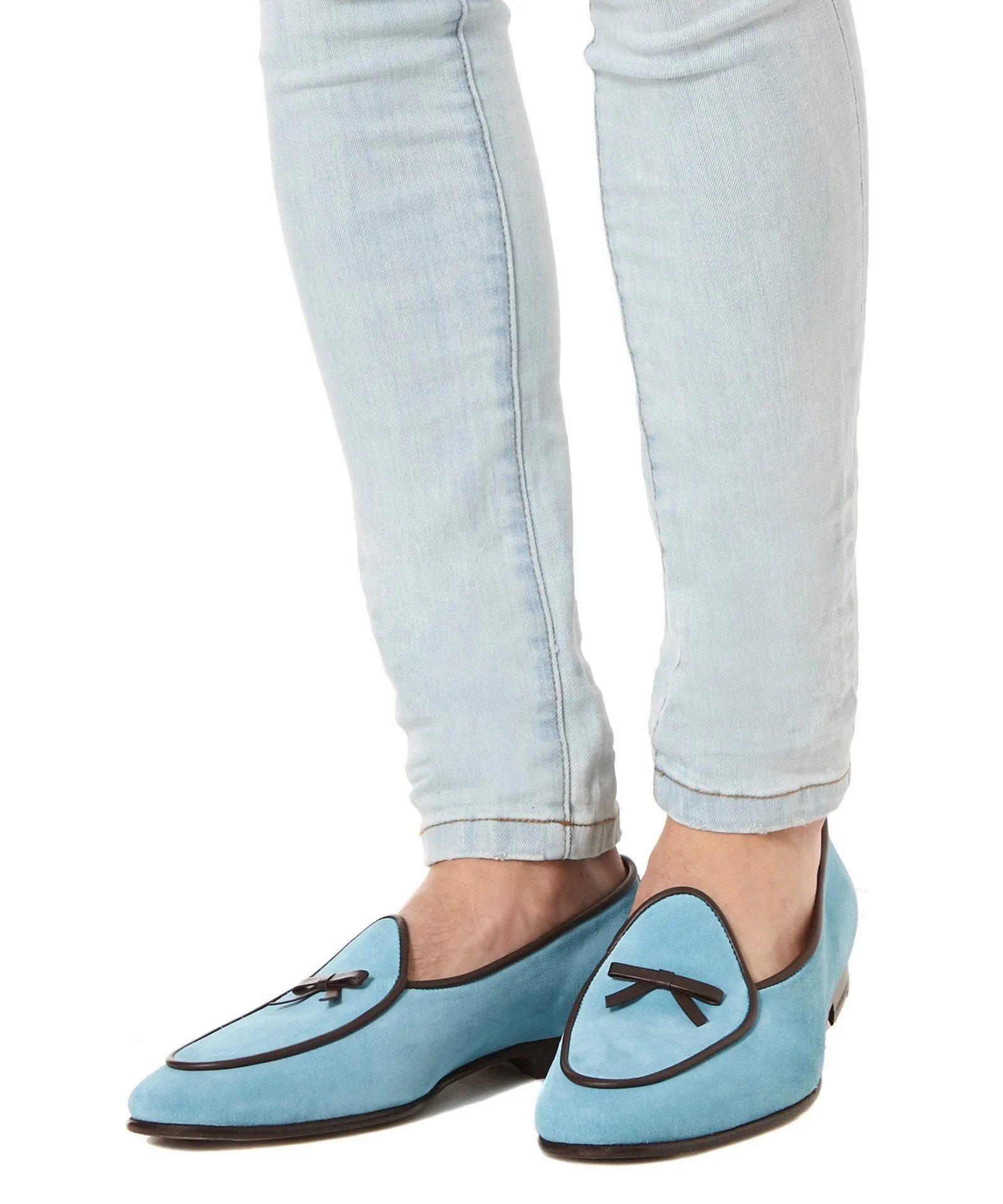 KENSINGTON LOAFERS IN LIGHT BLUE