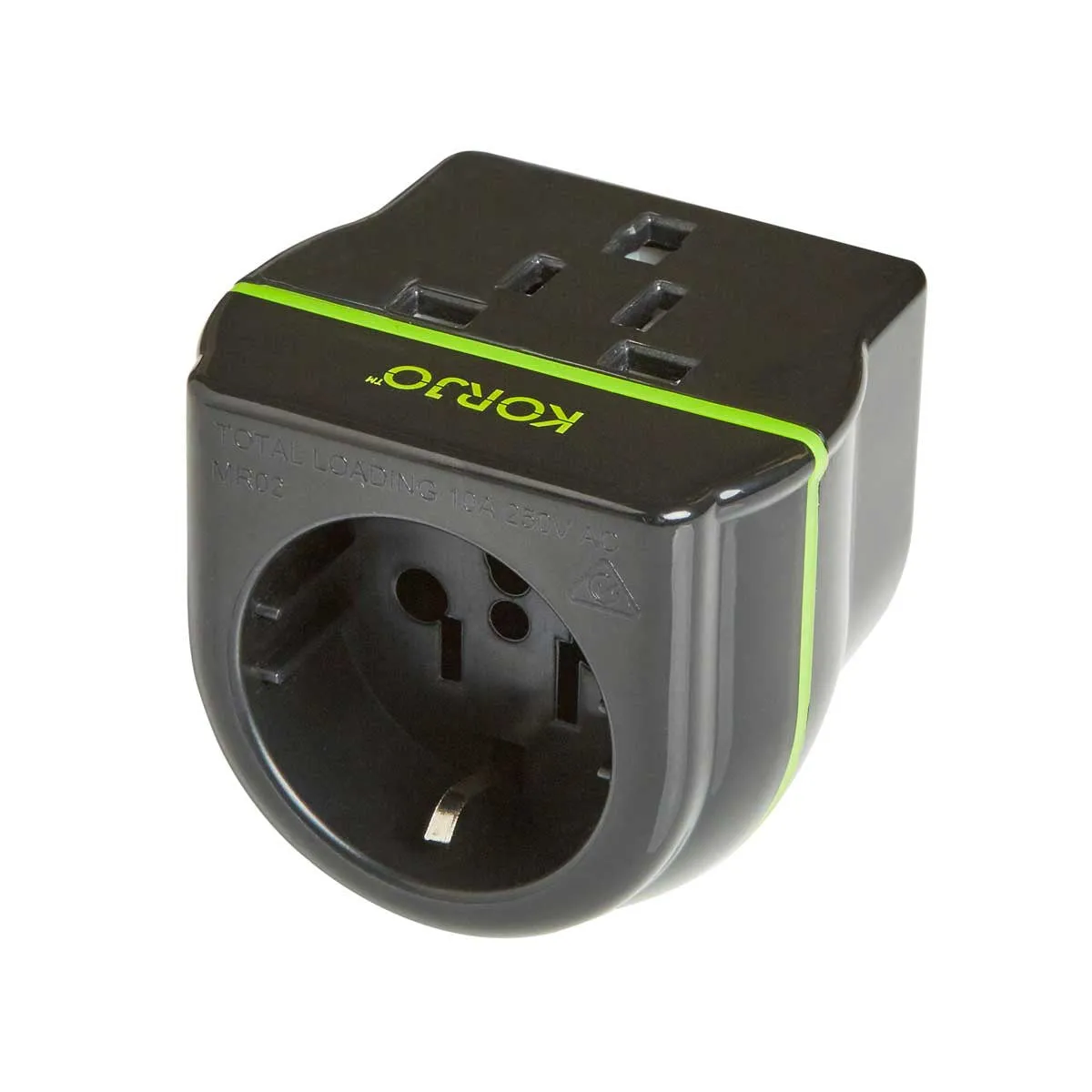 Korjo Multi Reverse Adaptor: Europe, UK and USA to Australia and NZ