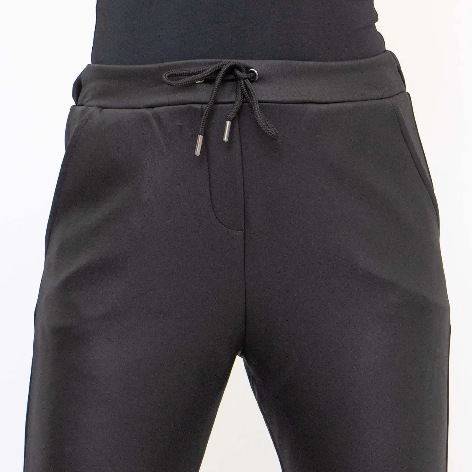 M&Co Leather Look Slim Leg Joggers