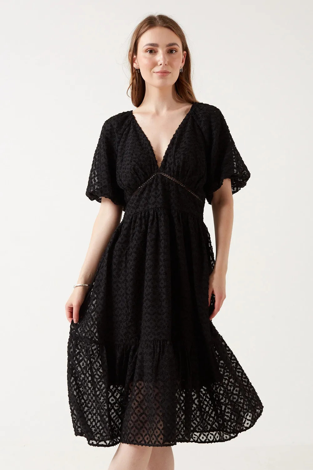 Marc Angelo Puff Sleeves Dress