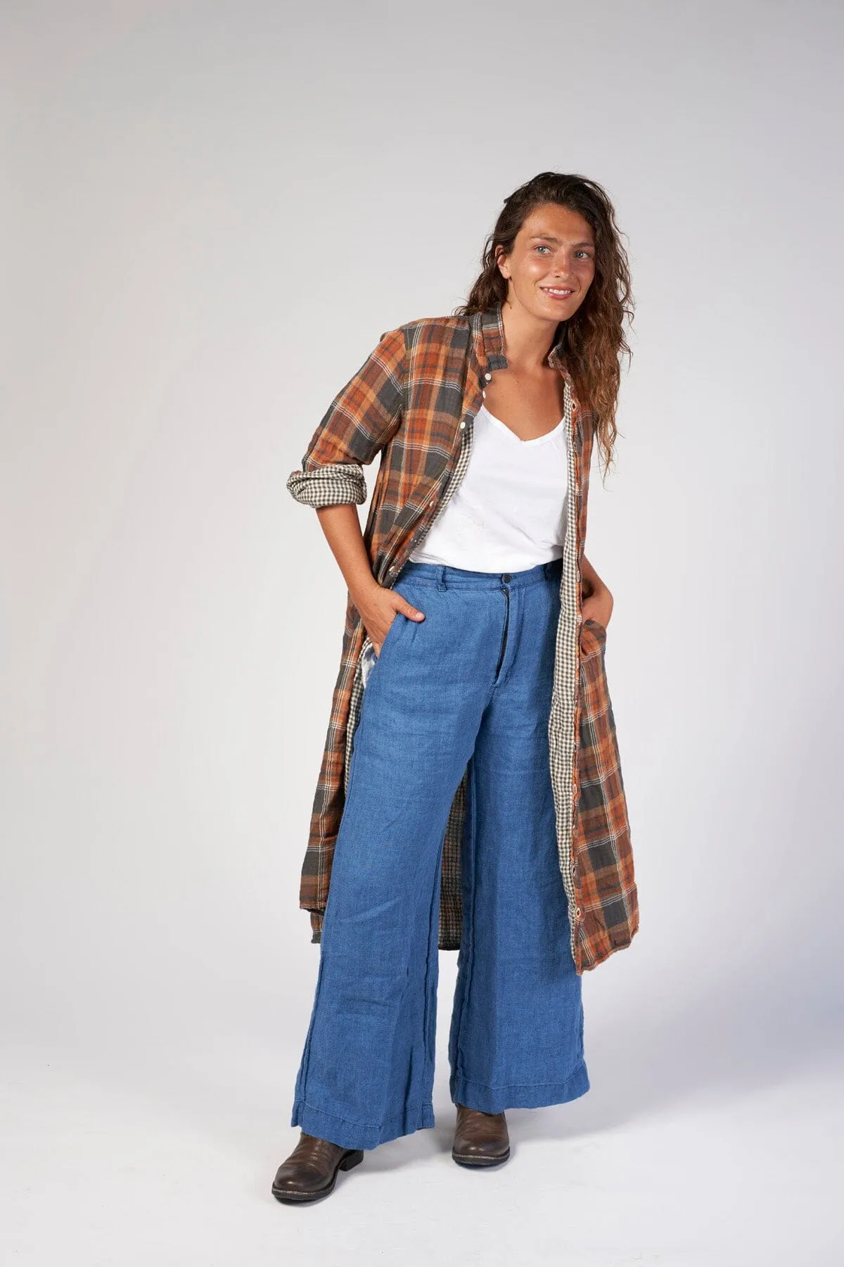 Maxi - Double Cotton Gauze Plaid