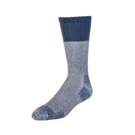 Men's Alpine - Heavy Duty Cushioned Organic Cotton Boot Socks - Navy