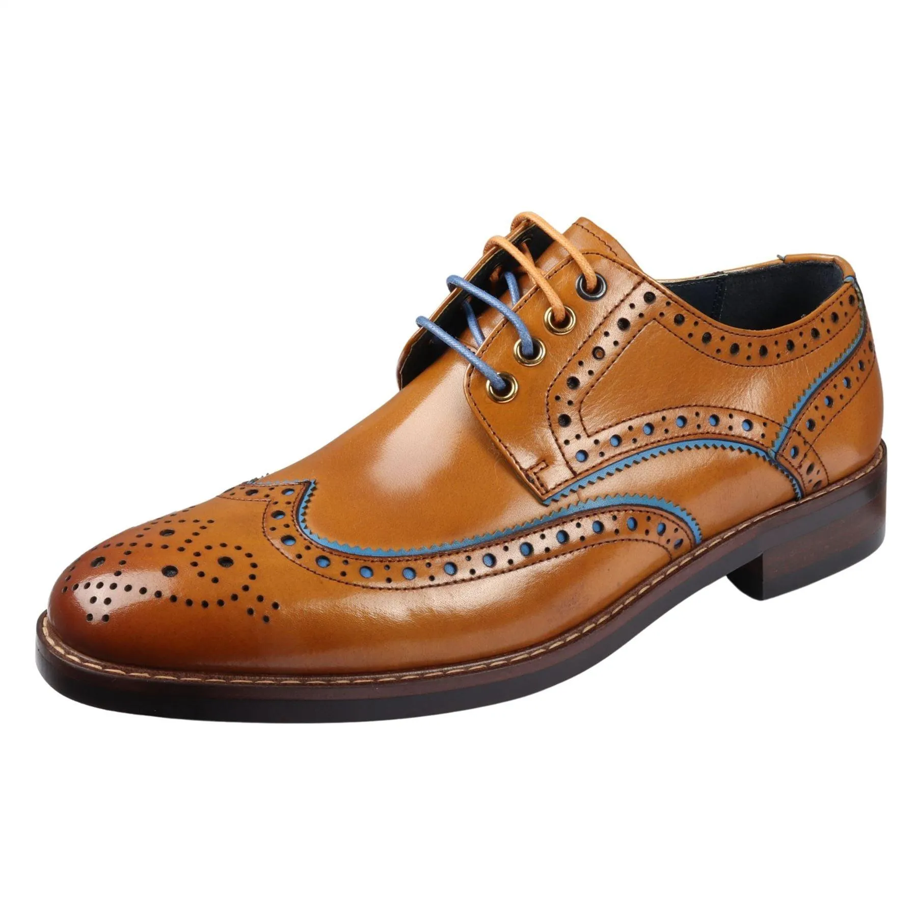 Men's Shoes Leather Brogue Lace Up Formal Dress Shoe