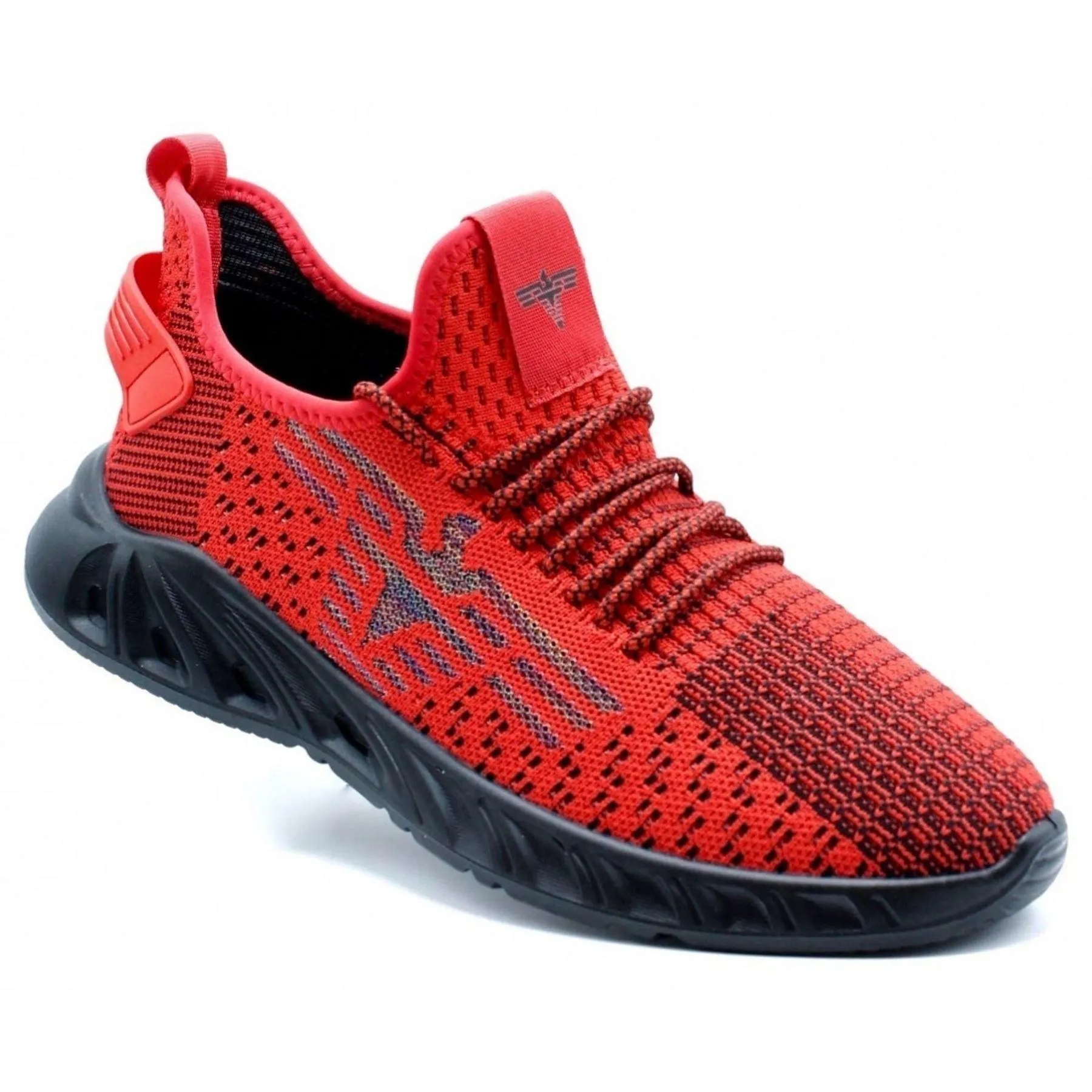 Men's Shoes Lightweight Running Trainers Breathable Gym Workout Outdoor Sport Sneakers | Black Navy Red White