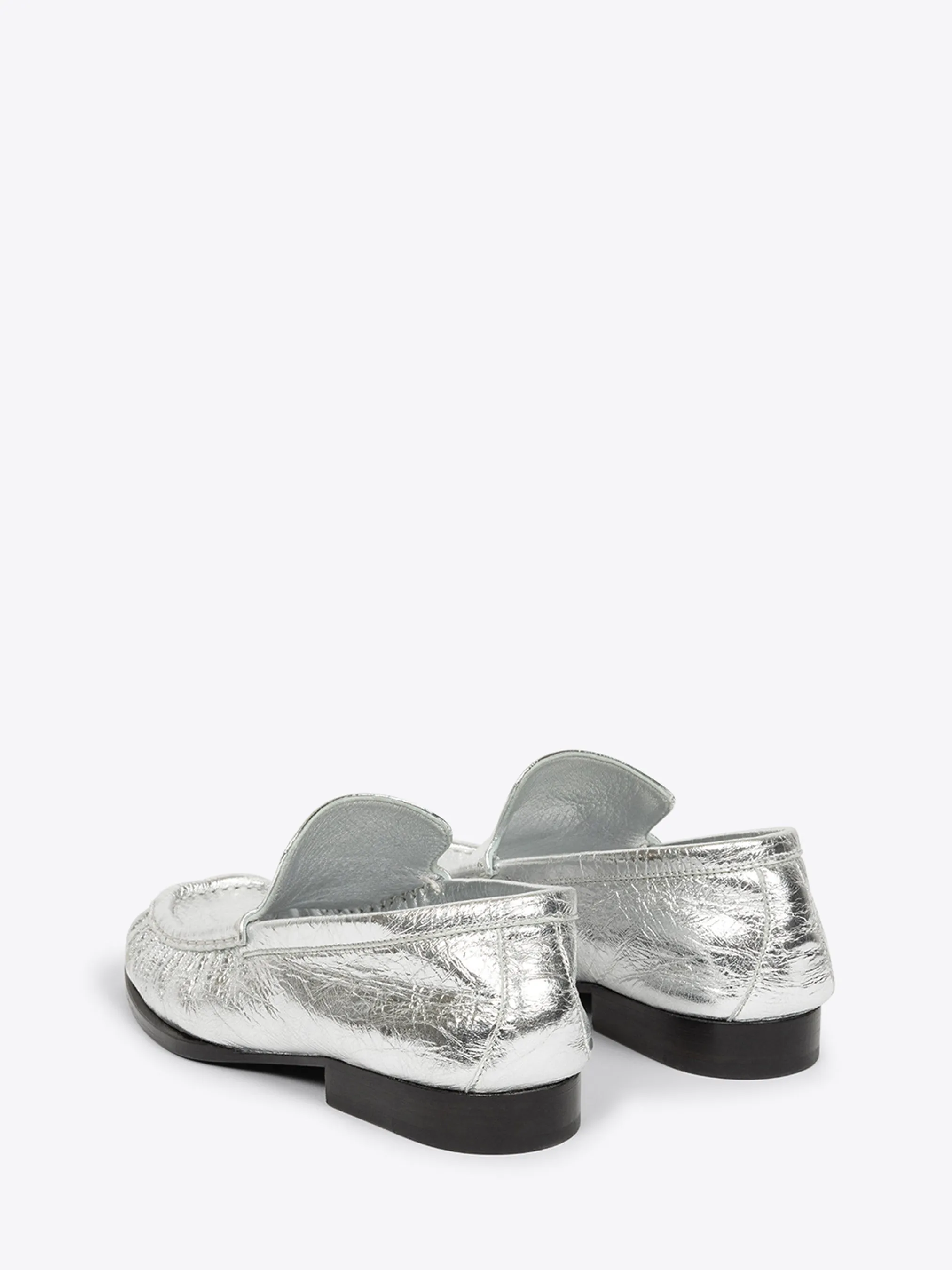 Metallic loafers