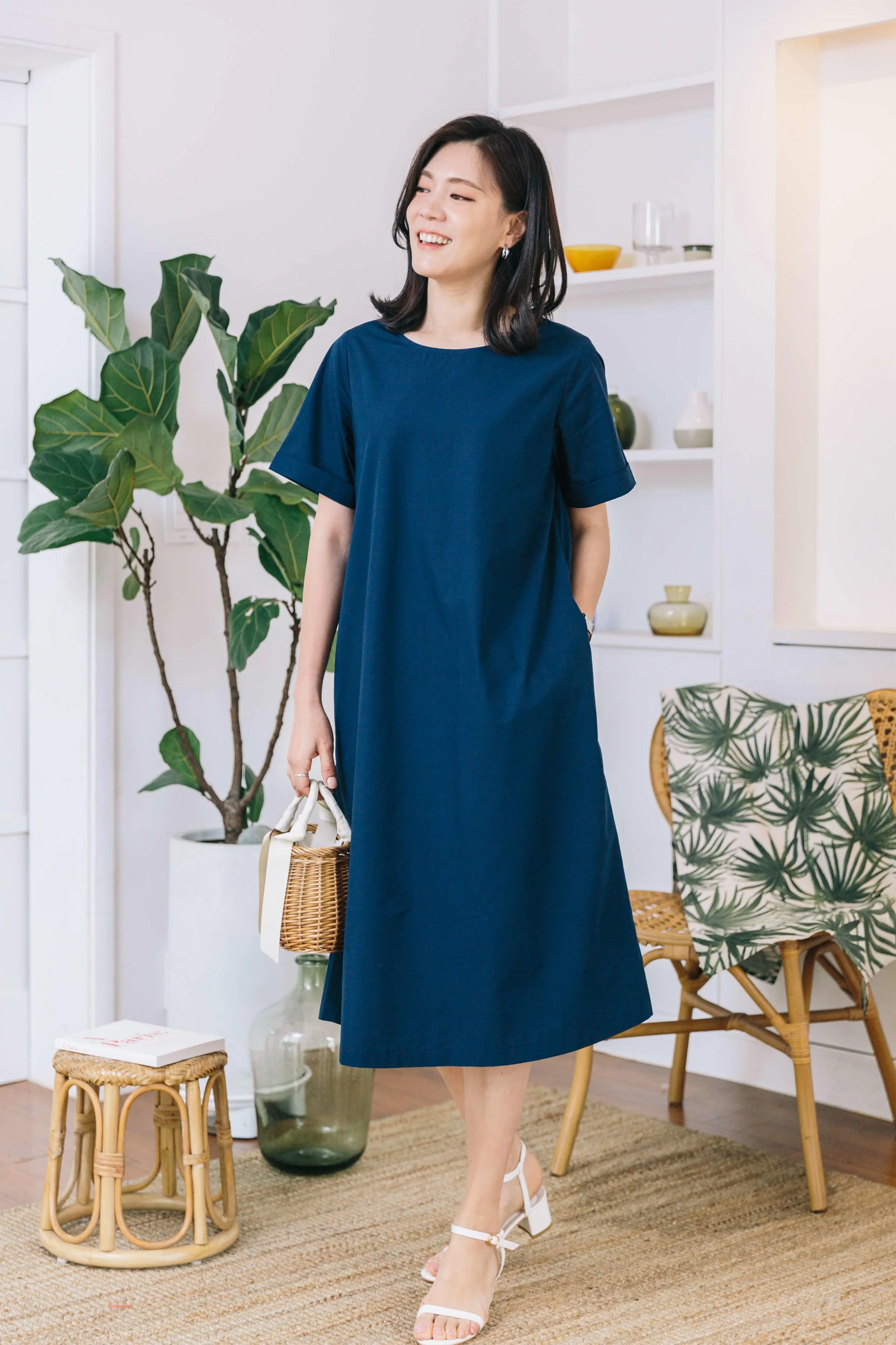 Minimal A-Line Nursing Dress