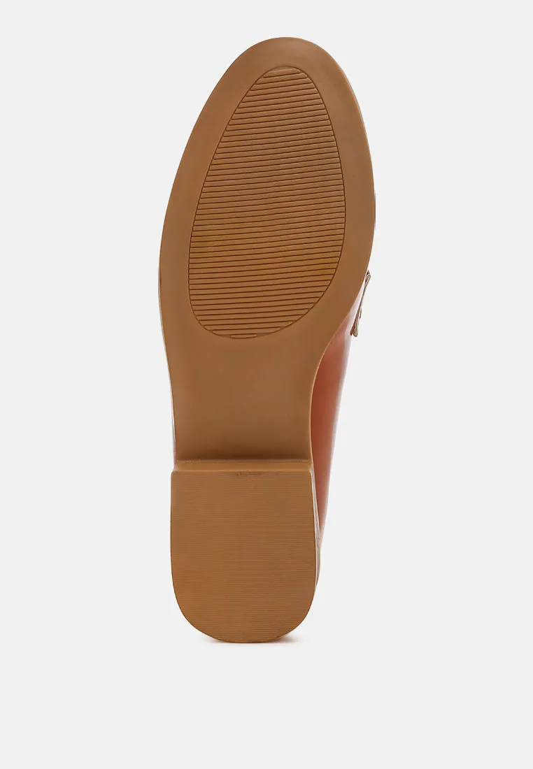 Mogul Penny Strap Detail Loafers