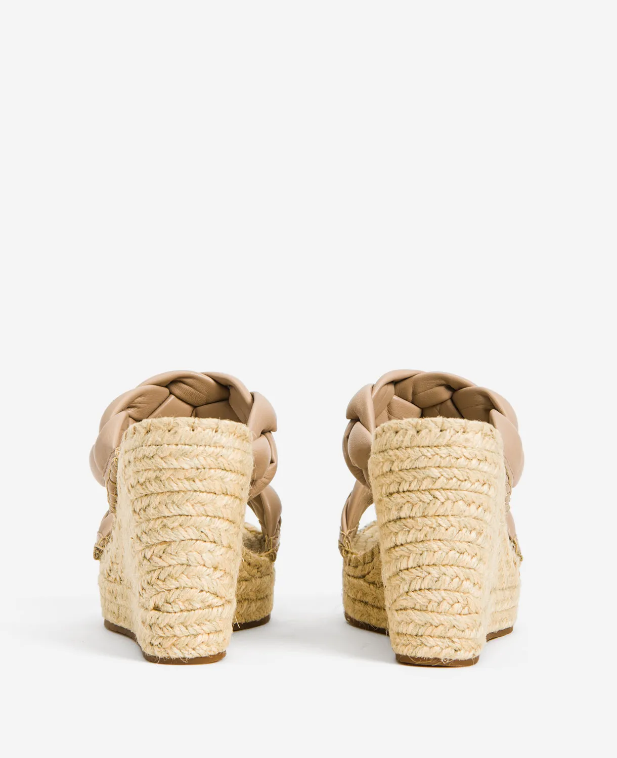 Olivia Braided Wedge Espadrille Sandal