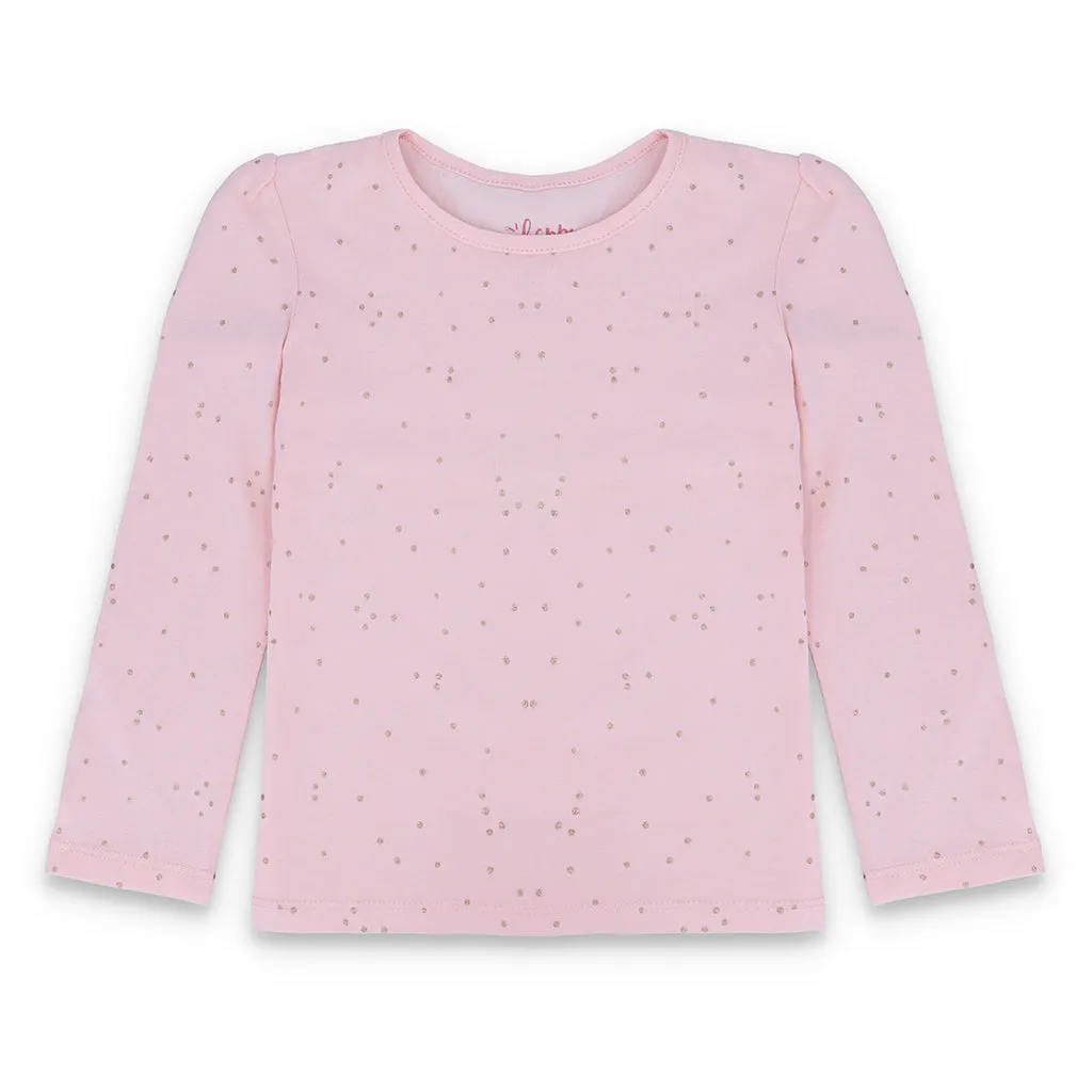 Pink Polka Party-USA-Girls Top