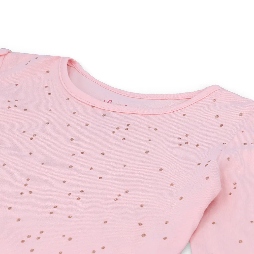 Pink Polka Party-USA-Girls Top