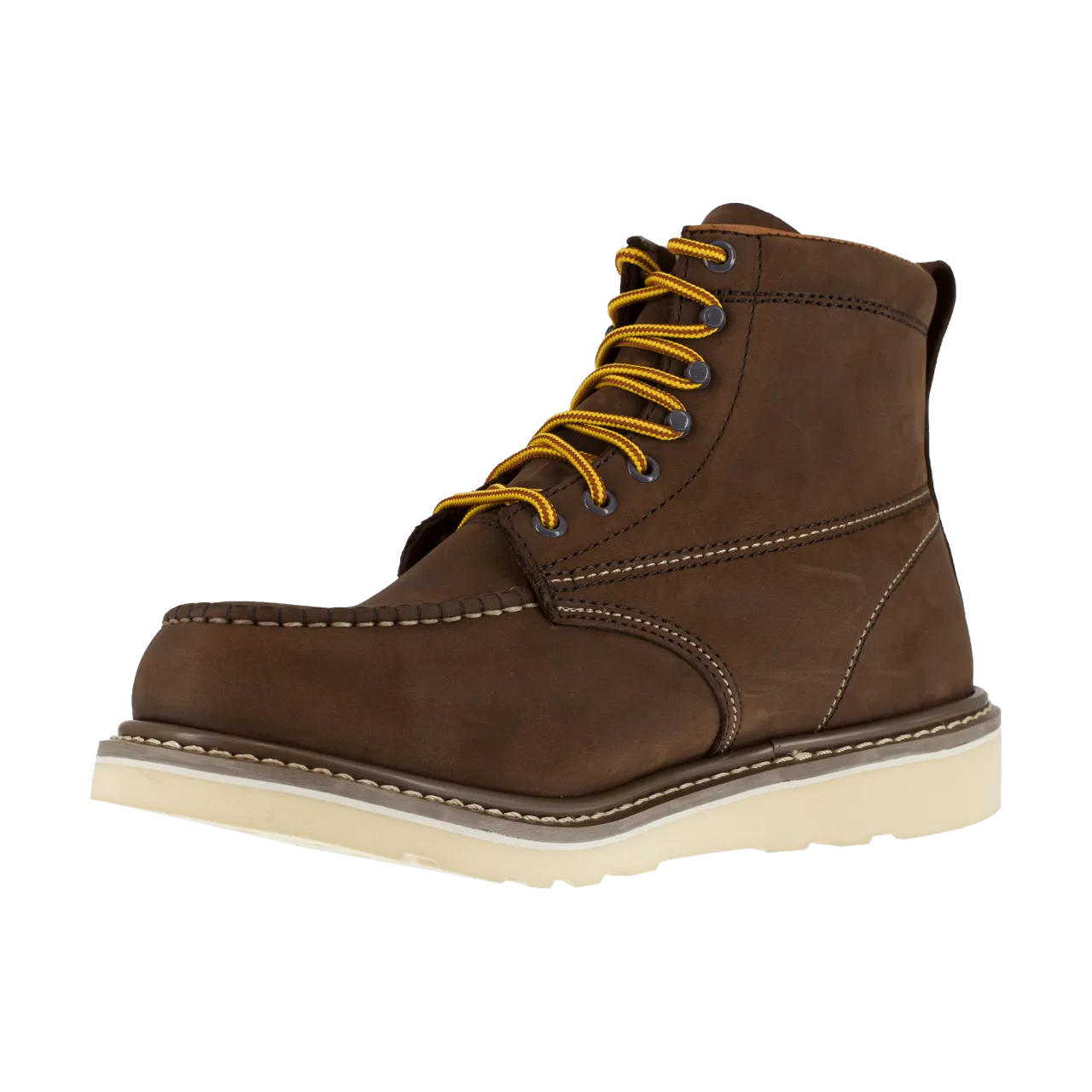 Reinforcer Steel-Toe 6-inch Wedge Work boot Brown