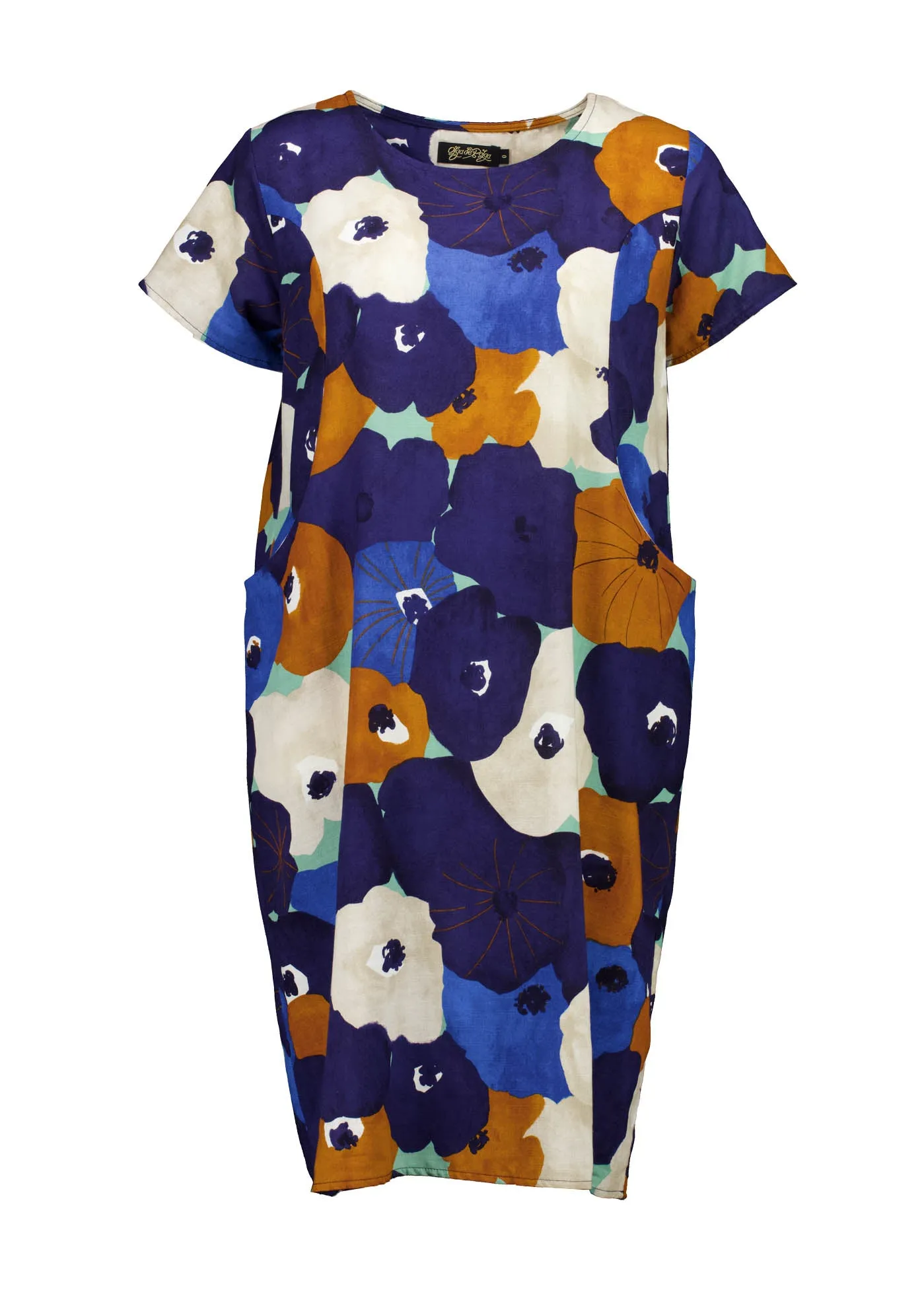 Renmark Bloom Shift Dress Blue