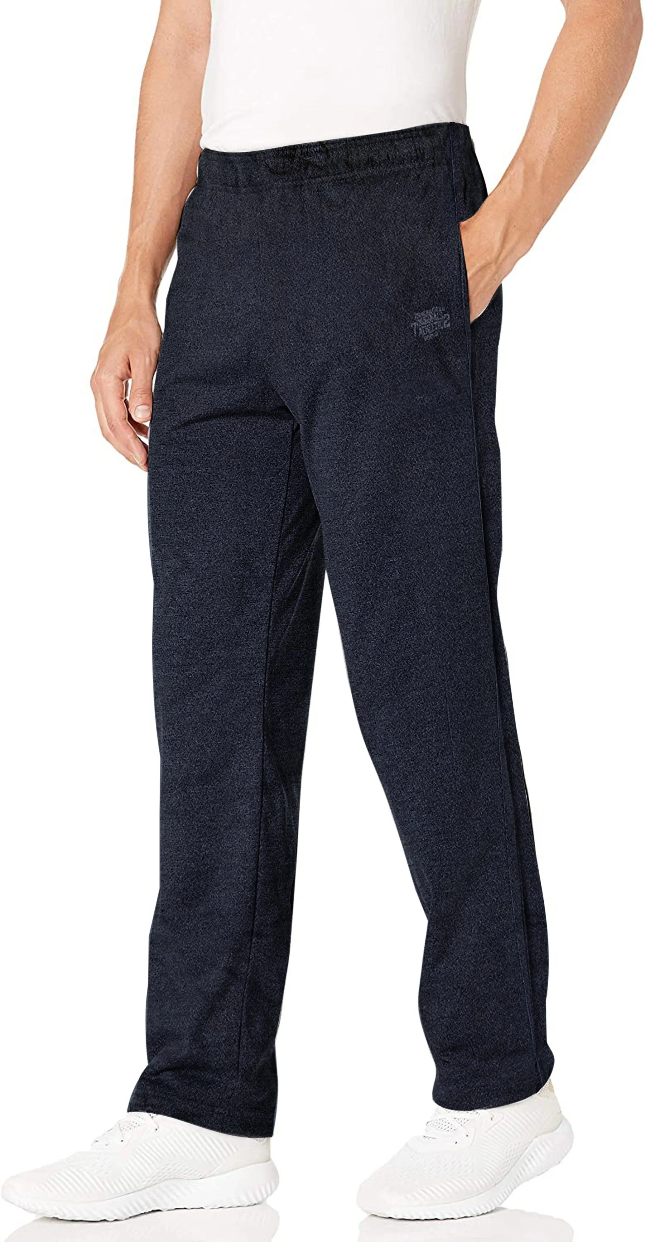 Romano nx Men's 100% Cotton Regular Fit Trackpants with Two Side Zipper Pockets