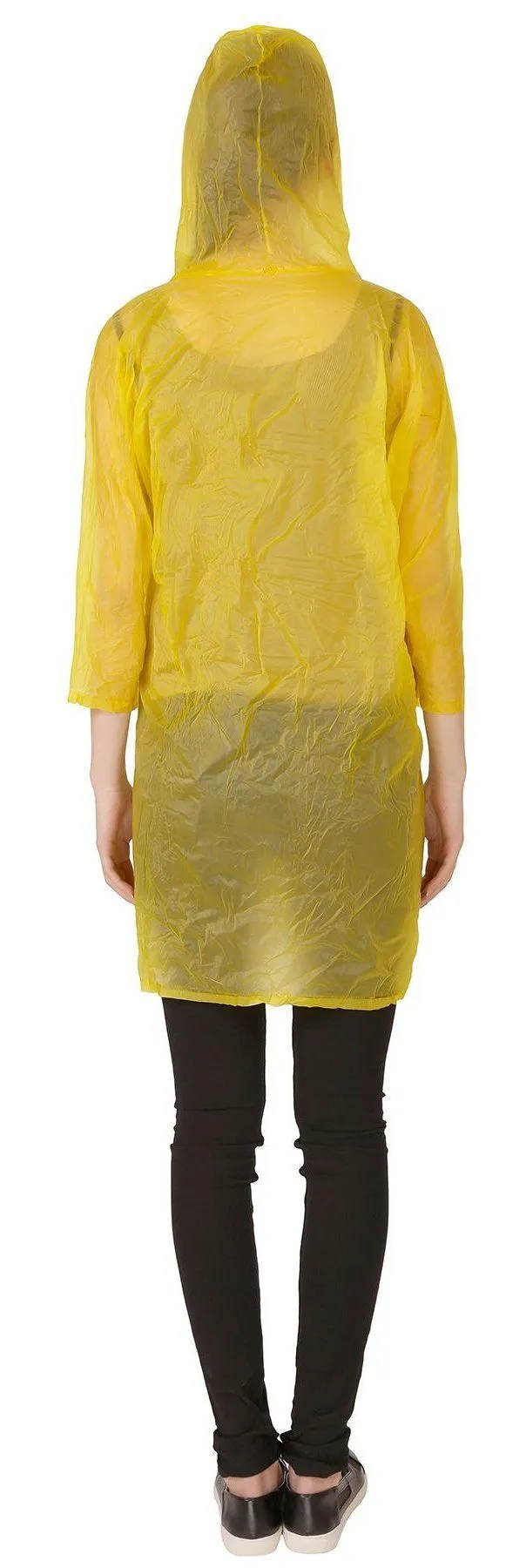 Romano nx PVC Waterproof Reusable Rain Ponchos Raincoat Rainwear Hooded Camping