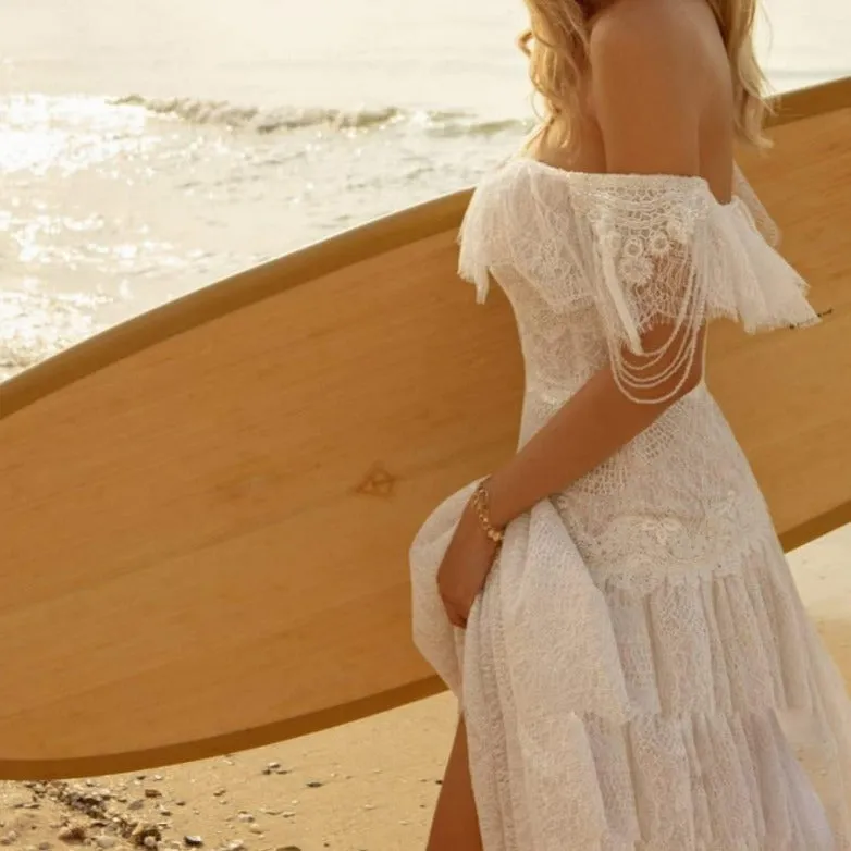 Ruffled Romance Wedding Dress