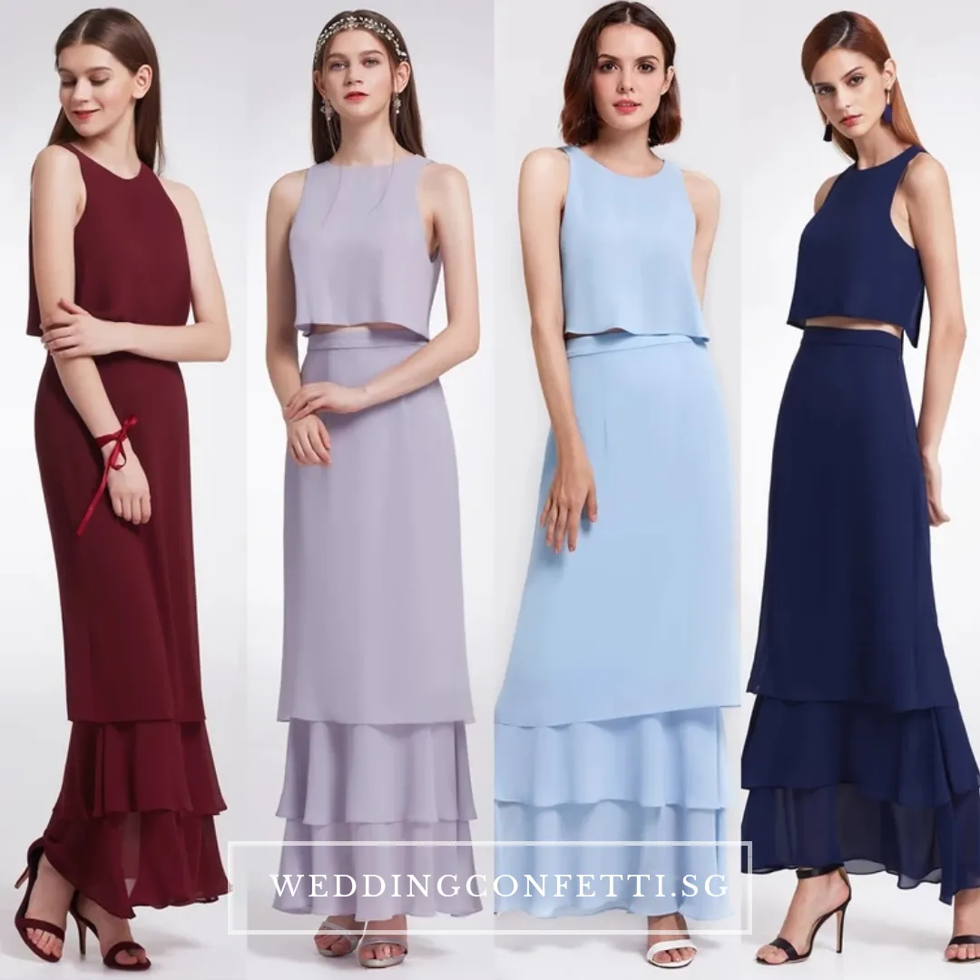 The Courtney Chiffon Bridesmaid Series (Customisable)