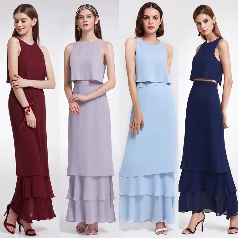 The Courtney Chiffon Bridesmaid Series (Customisable)