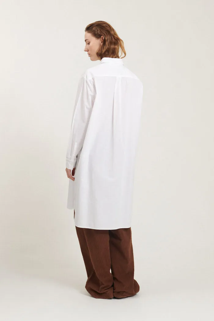 Vilde Oversized Dress GOTS - Bright White