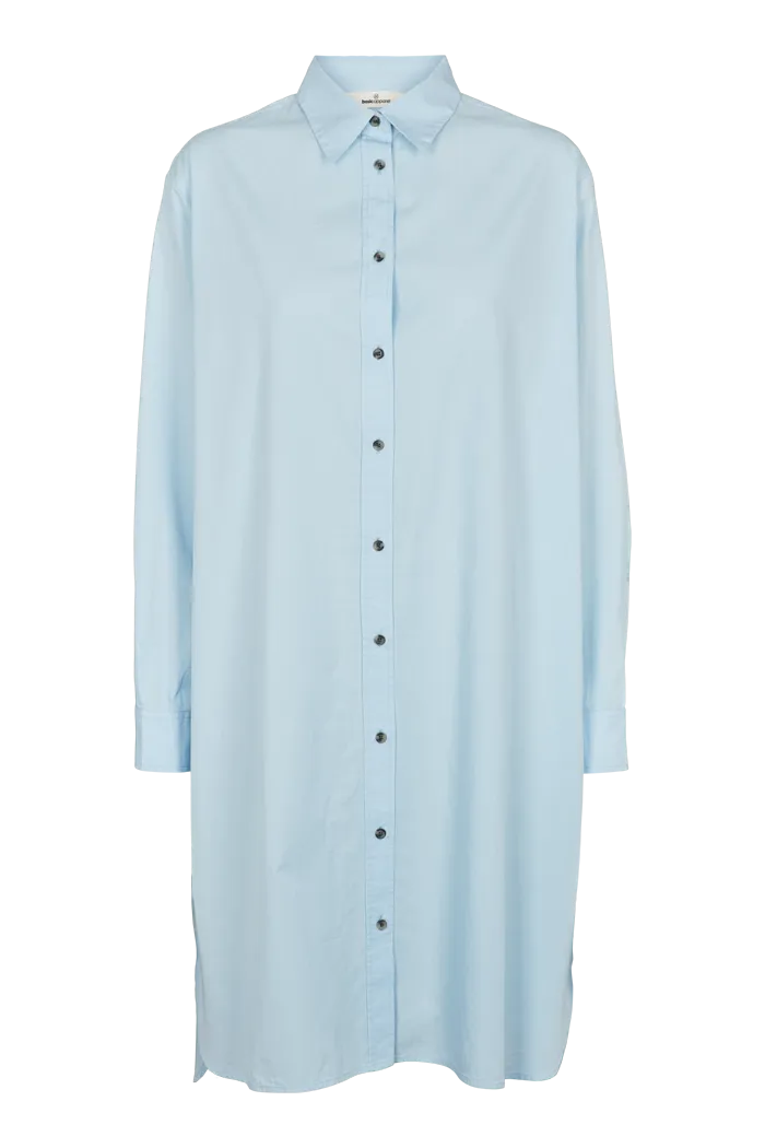 Vilde Oversized Dress GOTS - Cashmere Blue